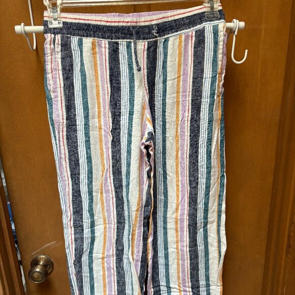 Old Navy Striped Linen Pants Size XS - Picture 1 of 2